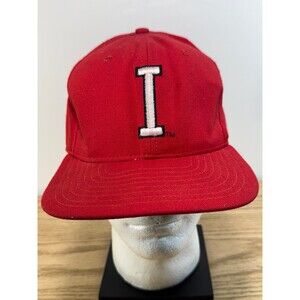 Vintage New Era Indiana University IU Hoosiers “I”‎ Logo Fitted Hat 7 3/8 USA